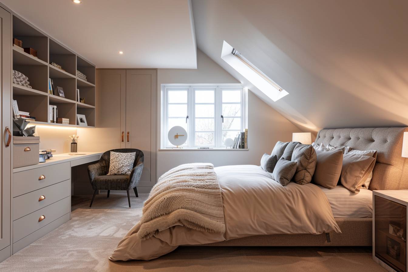 Créer une chambre sous combles adaptée aux adolescents et aux adultes