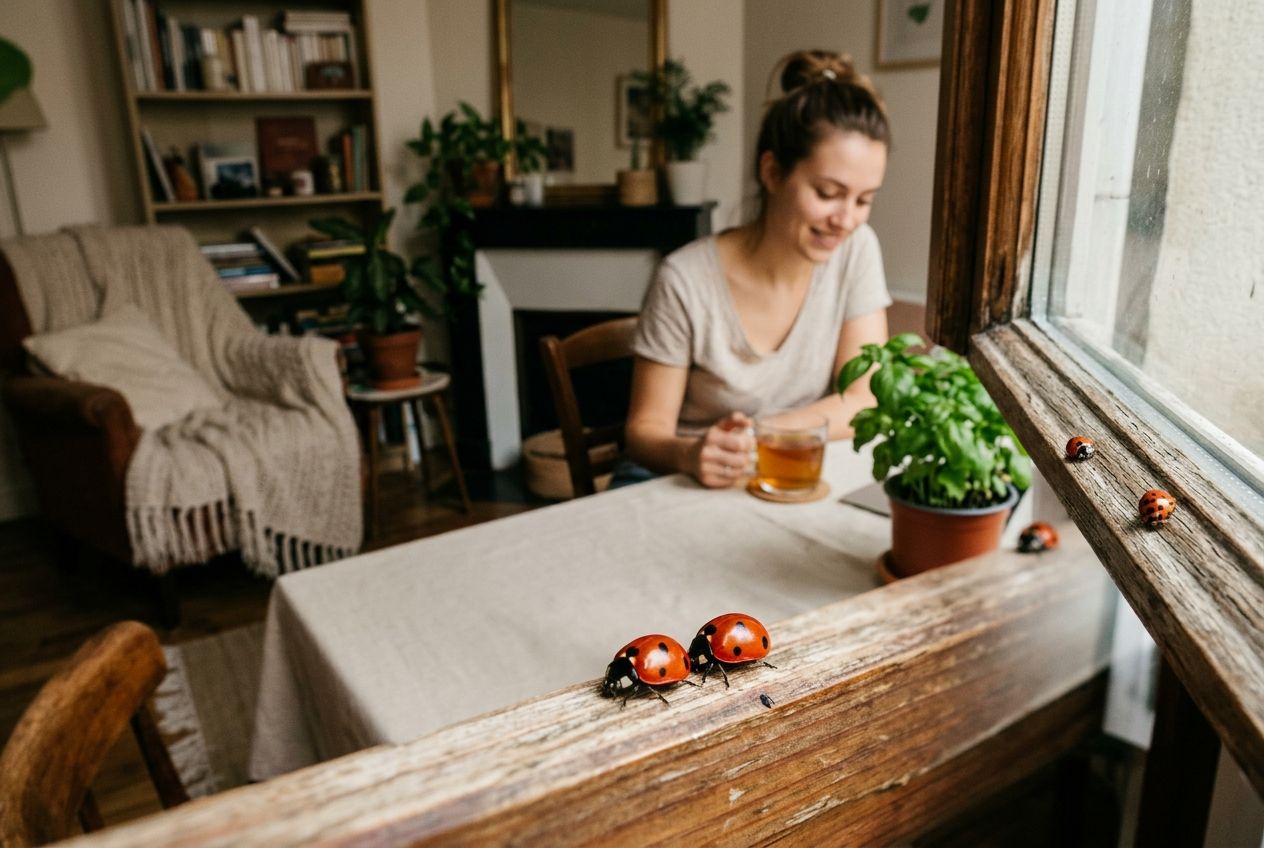 Coccinelles dans la maison signification