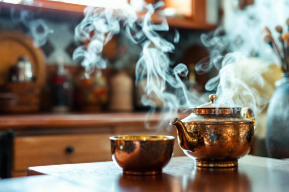 Théière turque : le secret pour un thé toujours chaud et parfait