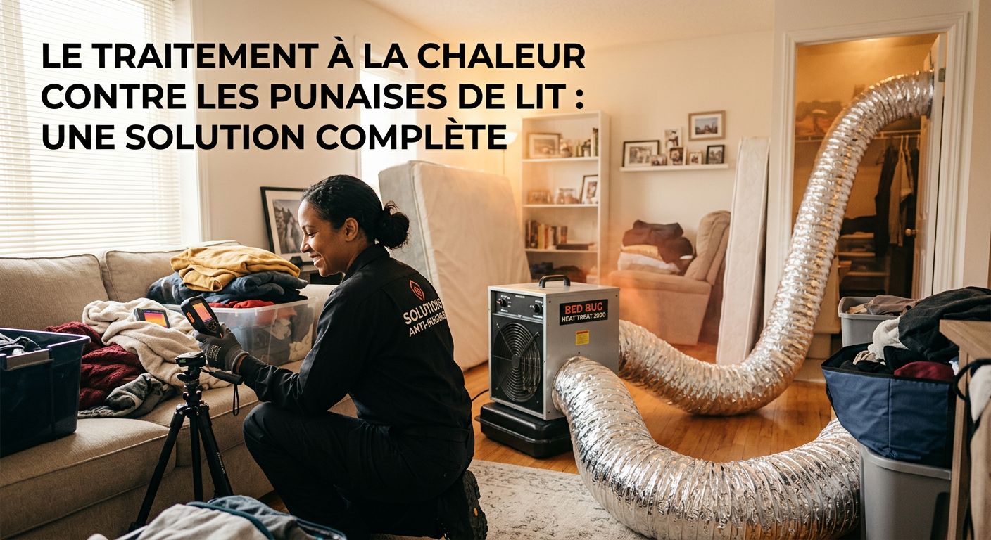 Éliminer les punaises de lit par la chaleur