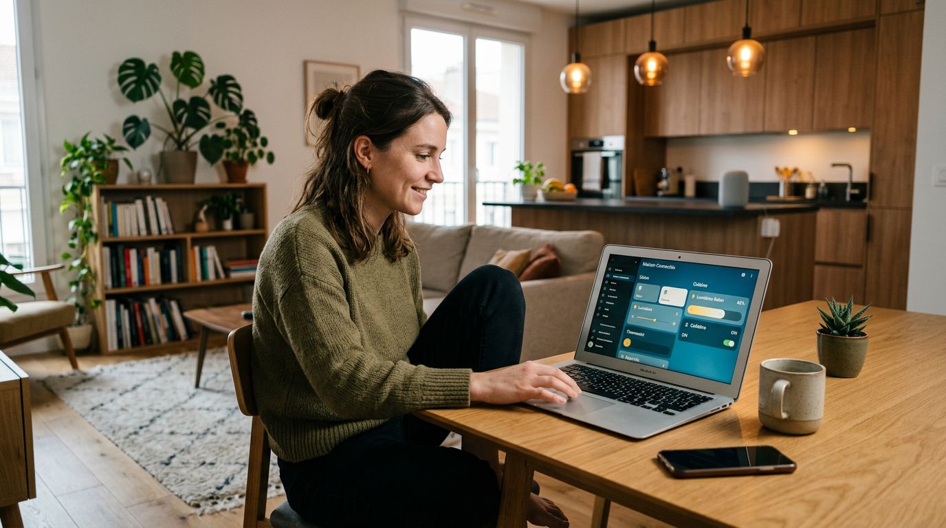 Maison connectée tout piloter depuis un ordinateur