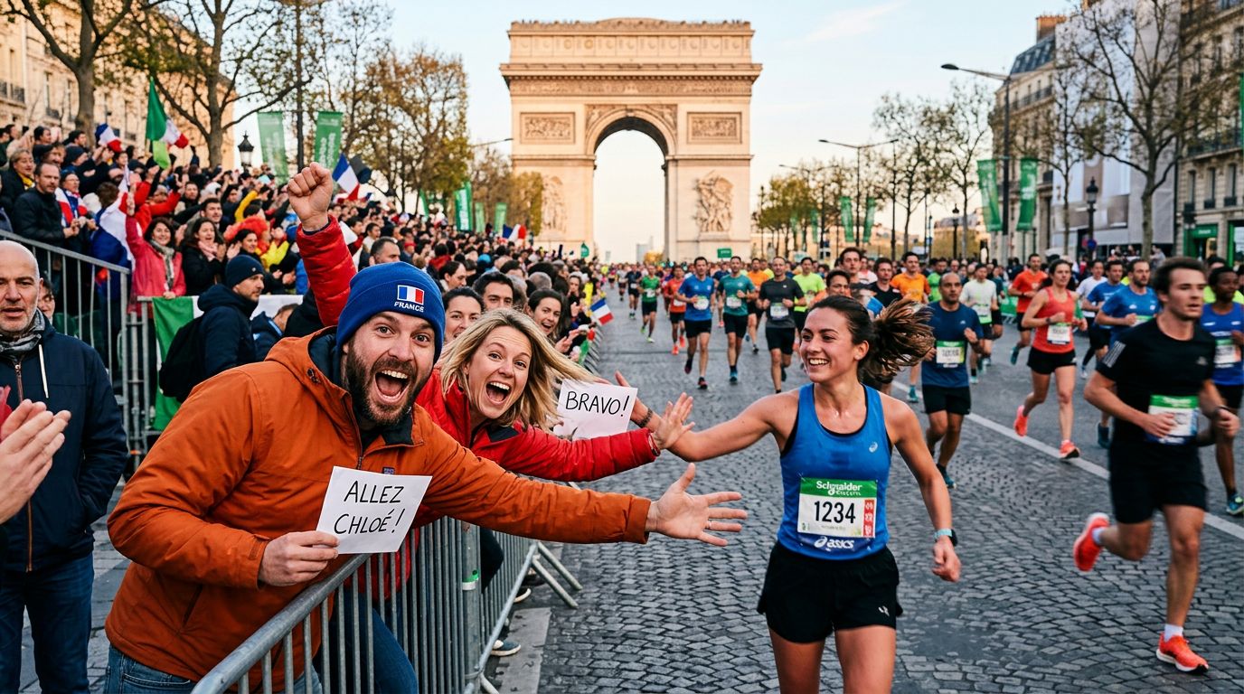 Où se placer pour assister au Marathon de Paris ?