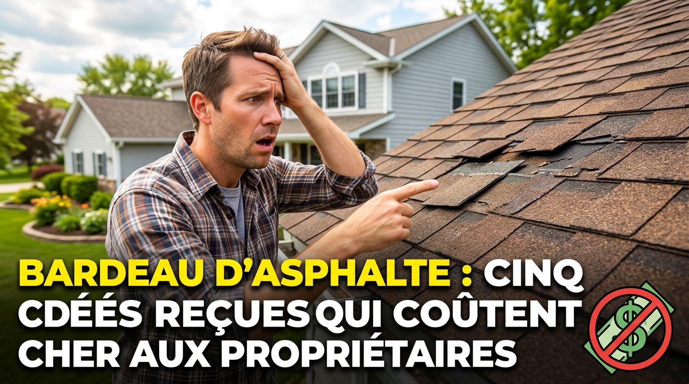 Bardeau d’asphalte : ces 5 idées reçues peuvent vous coûter des milliers de dollars
