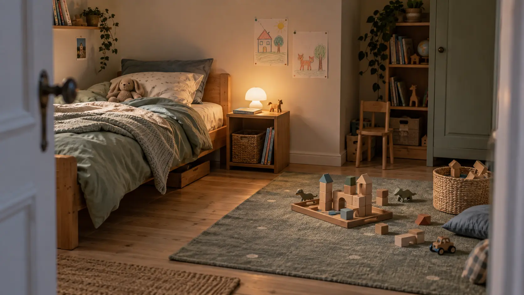 Une chambre pour jouer le jour et s’apaiser le soir : ces détails changent vraiment l’ambiance