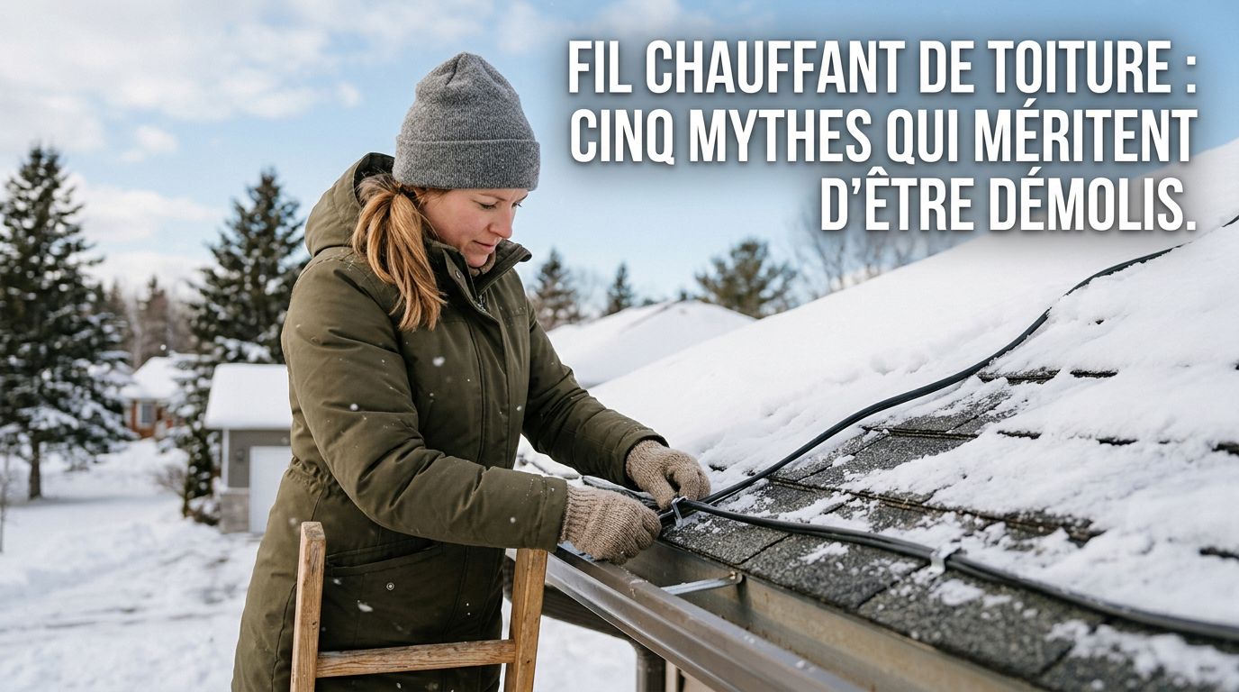 Fil chauffant de toiture : cinq mythes qui méritent d'être démolis