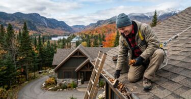 Préparer sa toiture pour l’hiver dans les Laurentides