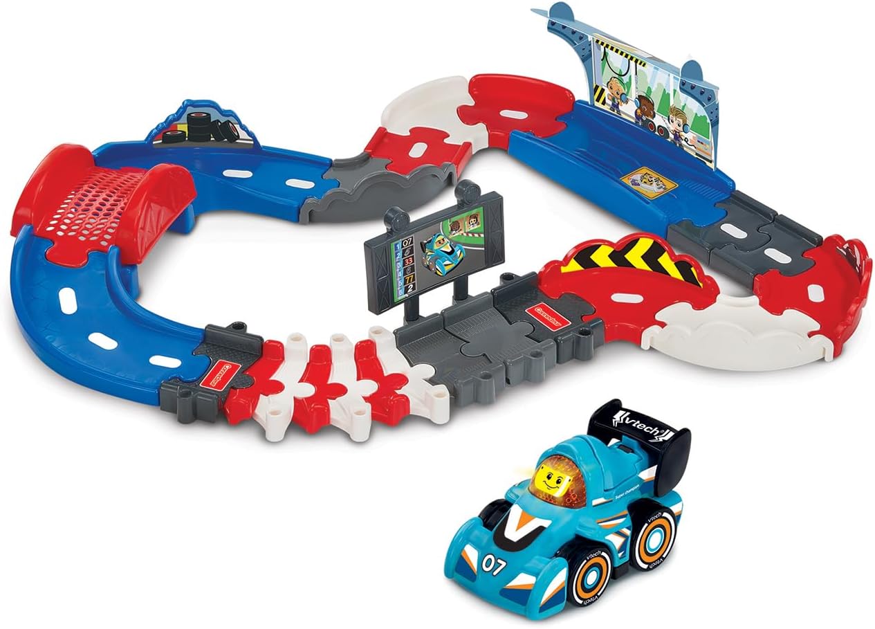 VTech - Tut Tut Bolides Circuit Pit Stop - Circuit Enfant F1 avec Voiture de Course