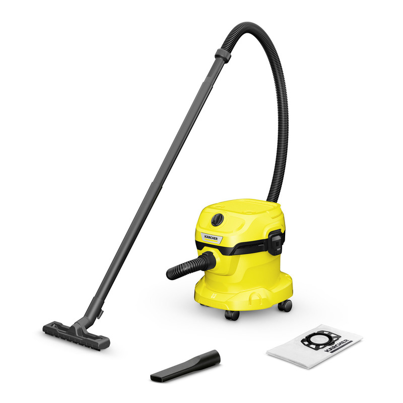 Aspirateur eau et poussière Kärcher WD 2 Plus et ses accessoires