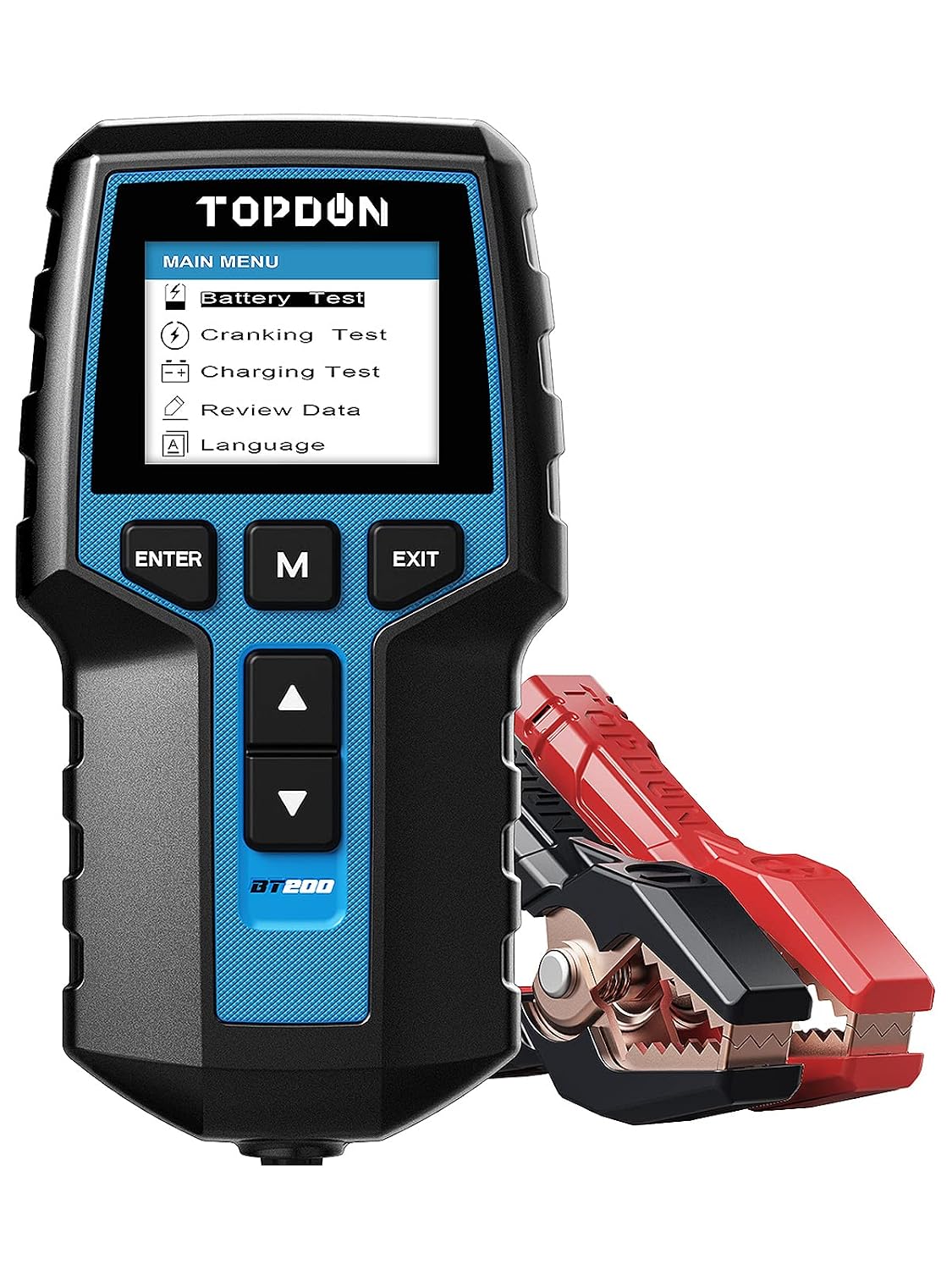 Testeur de Batterie Auto 12V 24V, TOPDON BT200 100-2000CCA Testeur Batterie