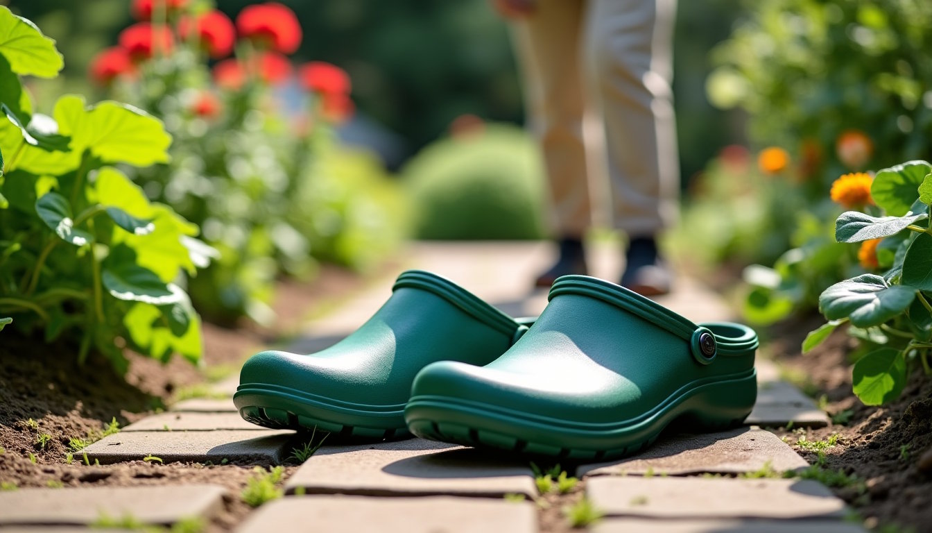 sabots en caoutchouc pour jardiner