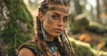 maquillage viking femme